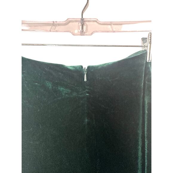 Revelry Emerald Formal Micah Convertible Velvet Bridesmaid Maxi Dress Size Small - Picture 3 of 7